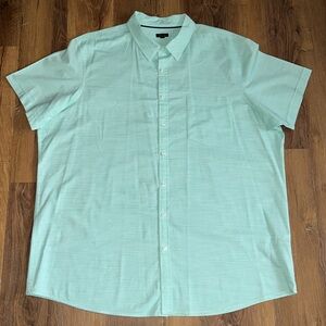 APT 9 Big & Tall Short Sleeve Button Down Casual Shirt (Size: 3XL)(wore 1x)